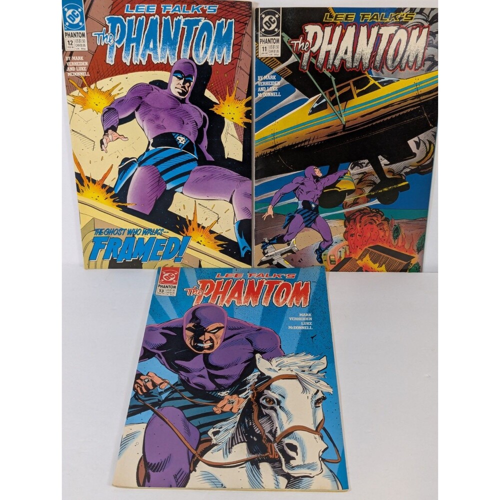 Lot of 3 1990'S DC Comics The Phantom